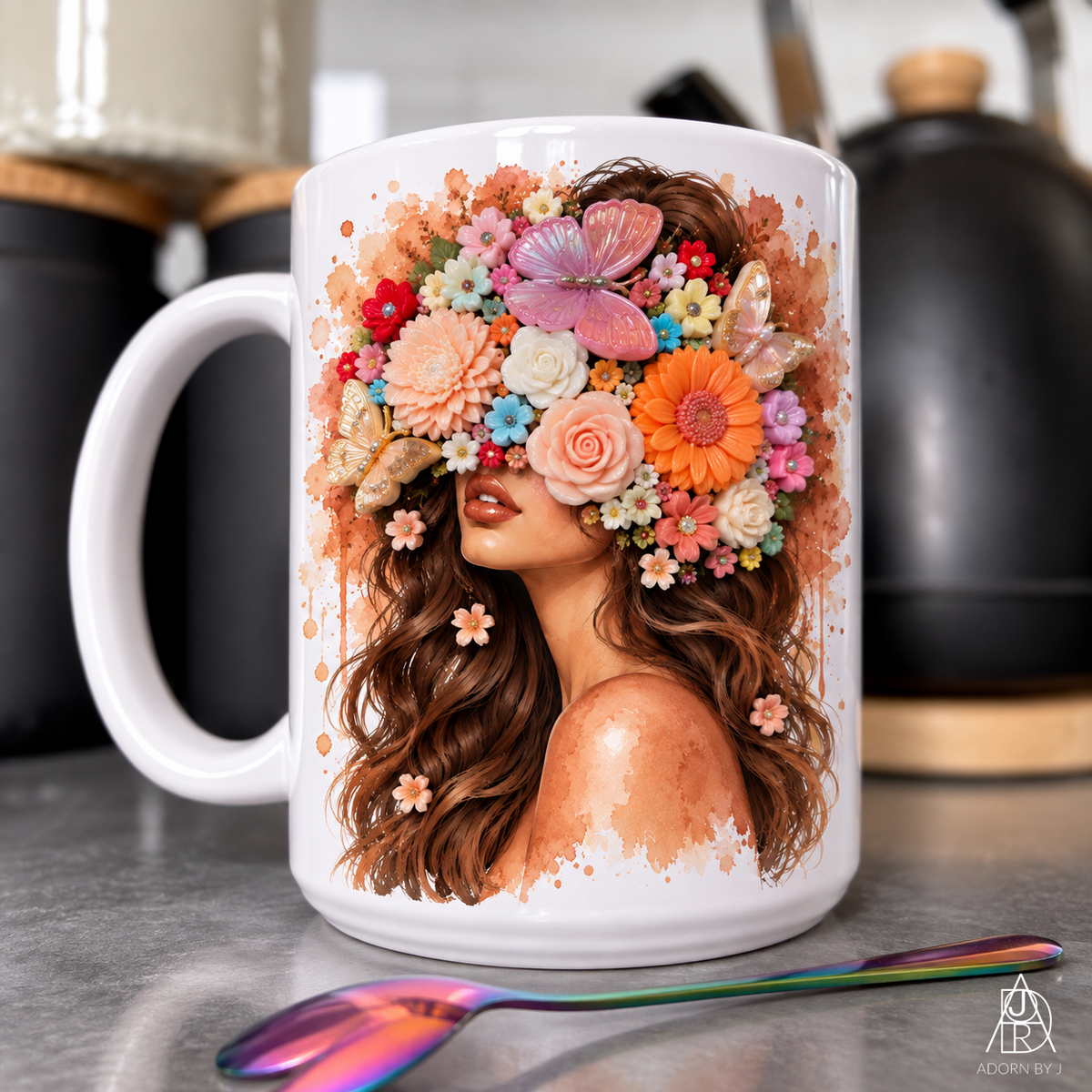 Botella Floral Bloom