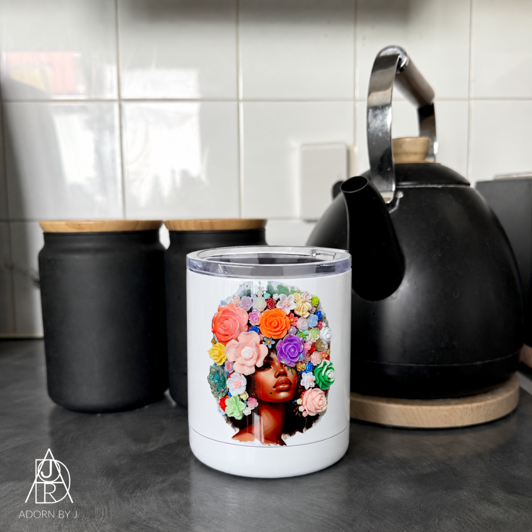 Floral Bloom Coffee Cup