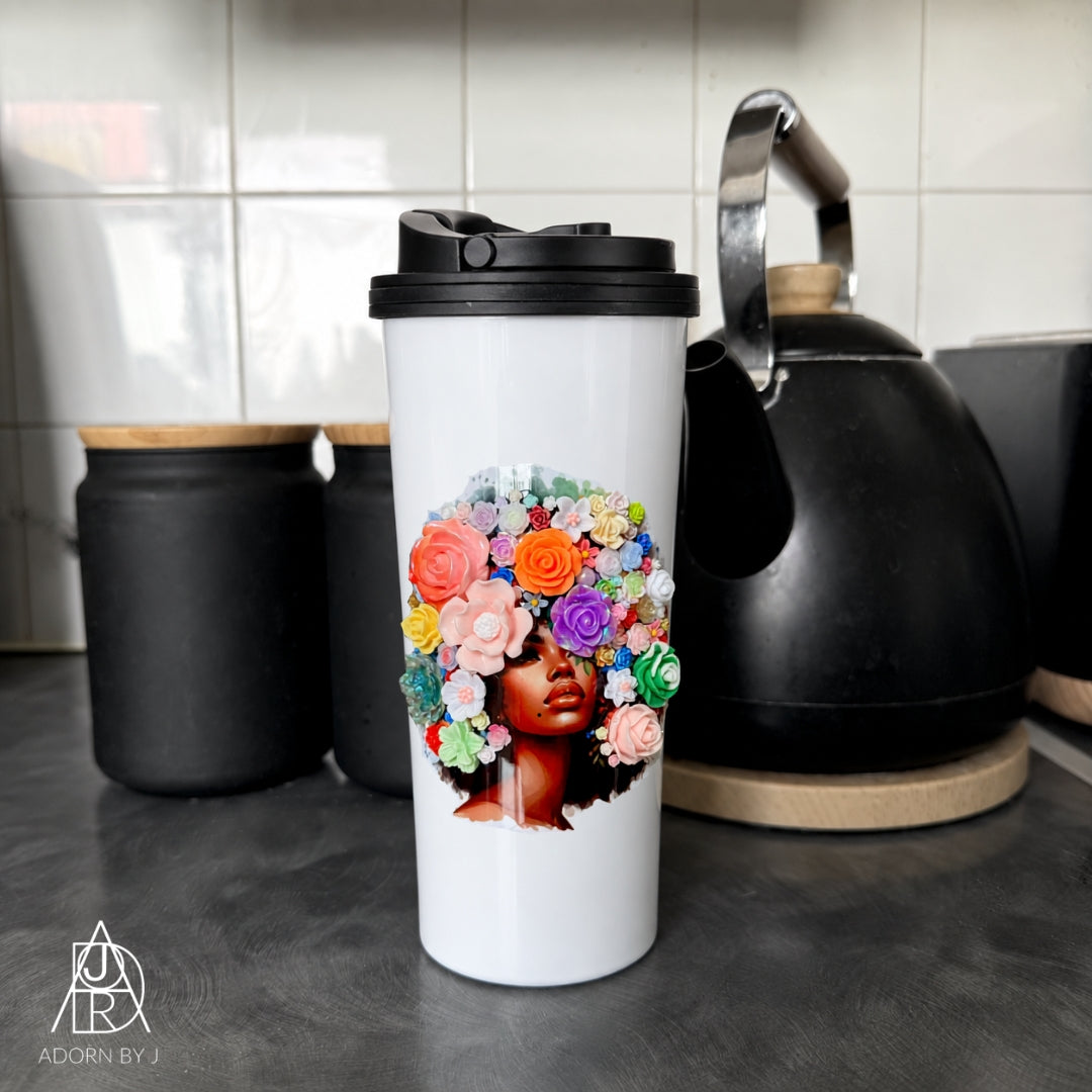 Floral Bloom Coffee Cup