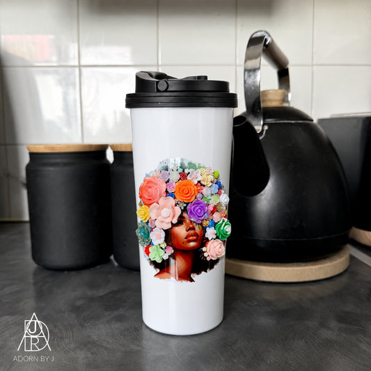 Floral Bloom Coffee Cup