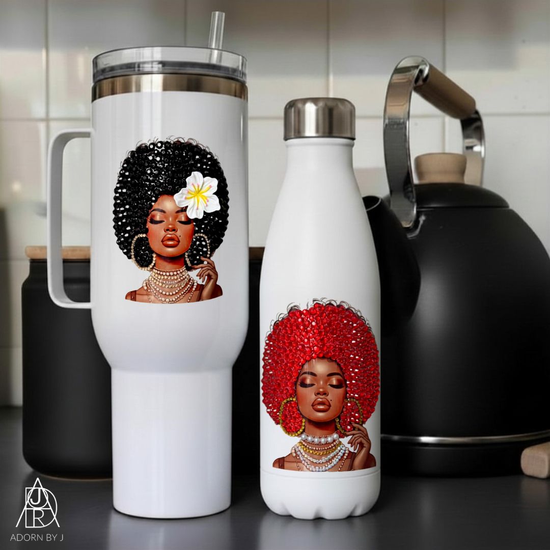 Afro Bling Bottle