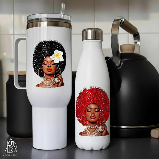 Afro Bling Bottle