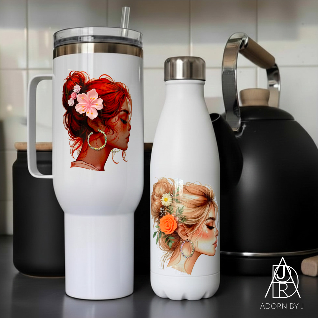 Floral Bun Bottle