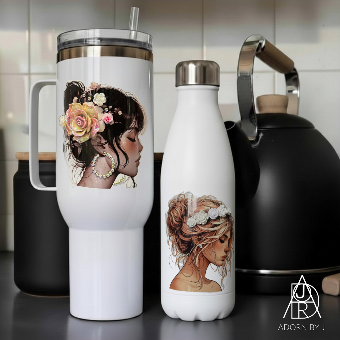 Floral Bun Bottle