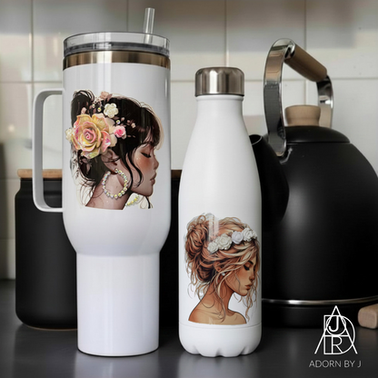 Floral Bun Bottle