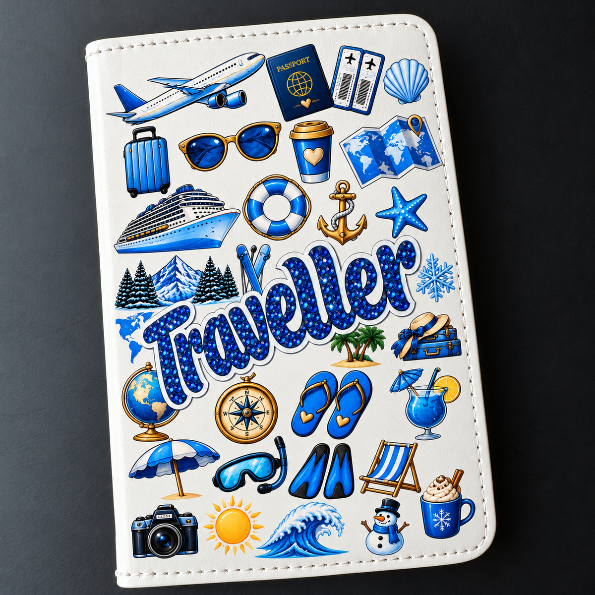 Traveller Blue Passport Holder