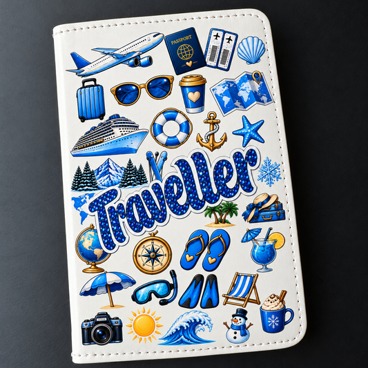 Traveller Blue Passport Holder