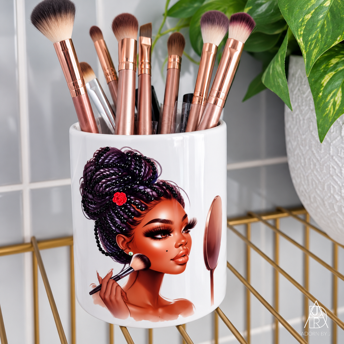 Braids Makeup Holder
