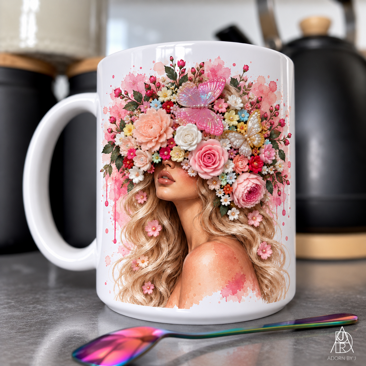 Botella Floral Bloom