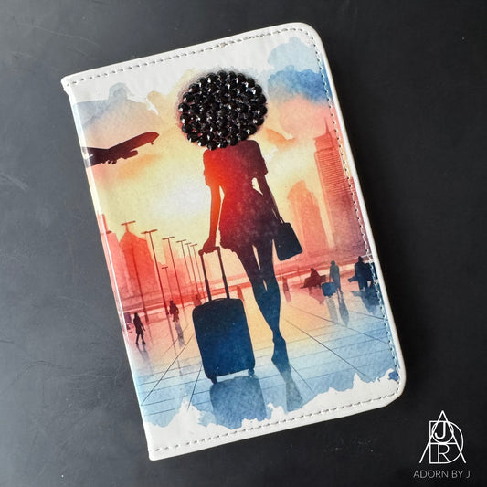 Suitcase Dress Passport Holder