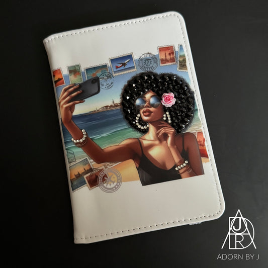 Selfie Afro Passport Holder