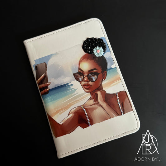 Selfie Hair Bun Passport Holder