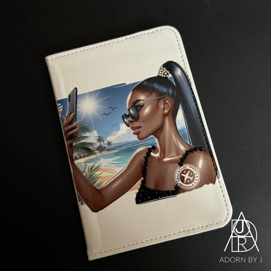 Selfie Ponytail Passport Holder