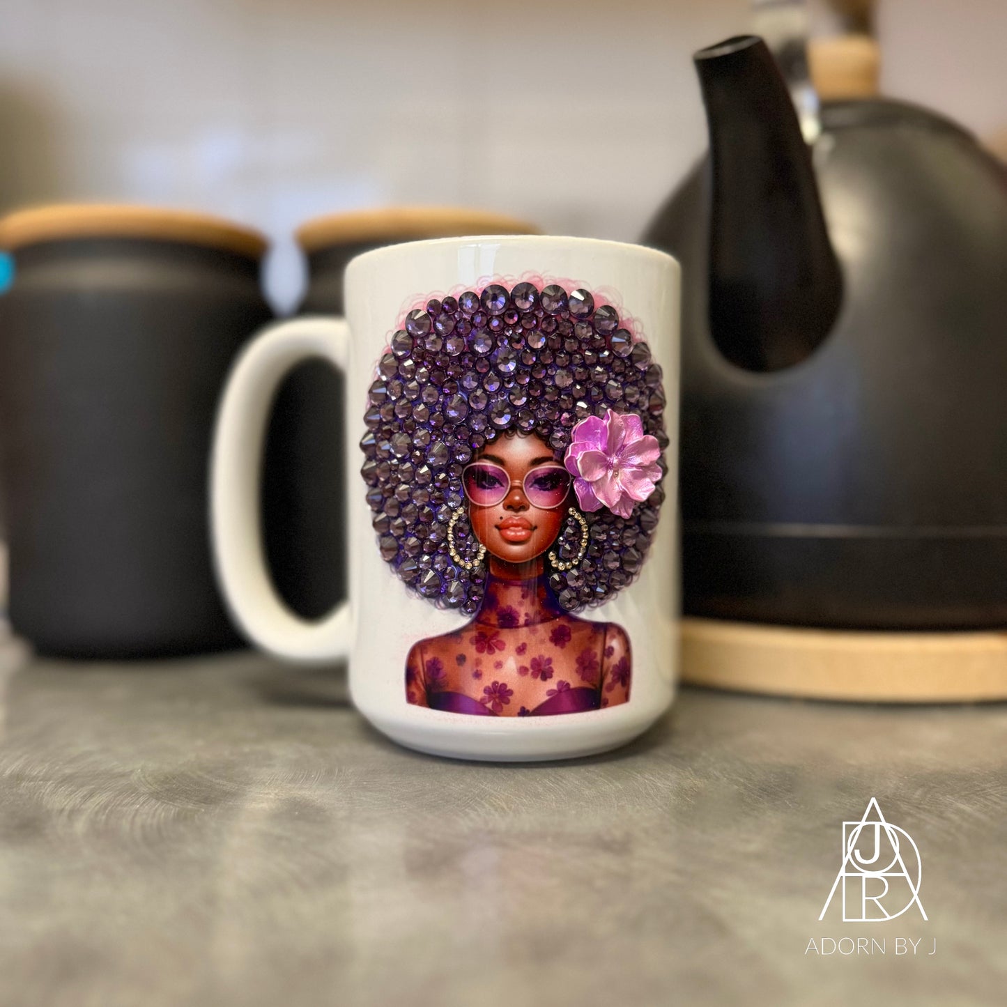 Purple Afro
