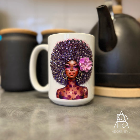 Purple Afro