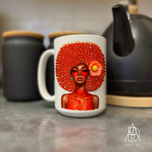 Orange Afro