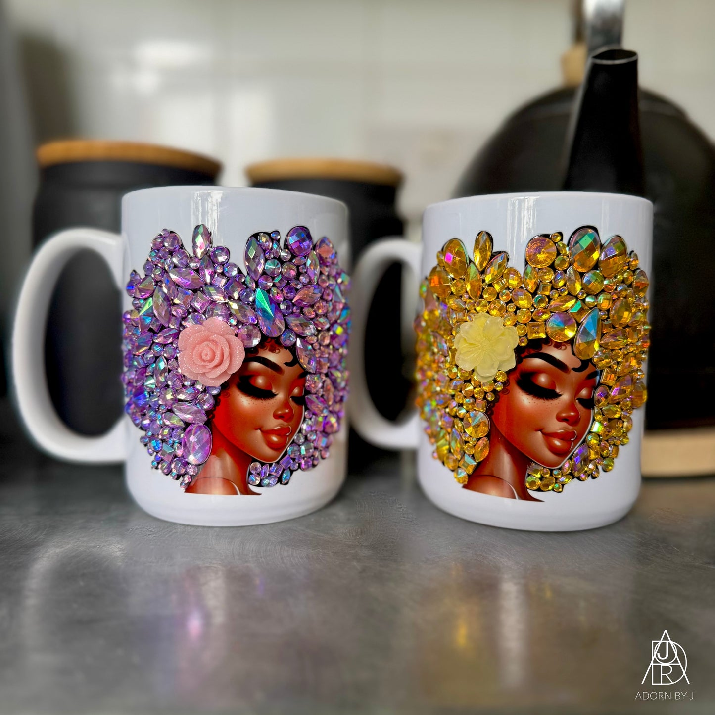 Bejewelled Afro