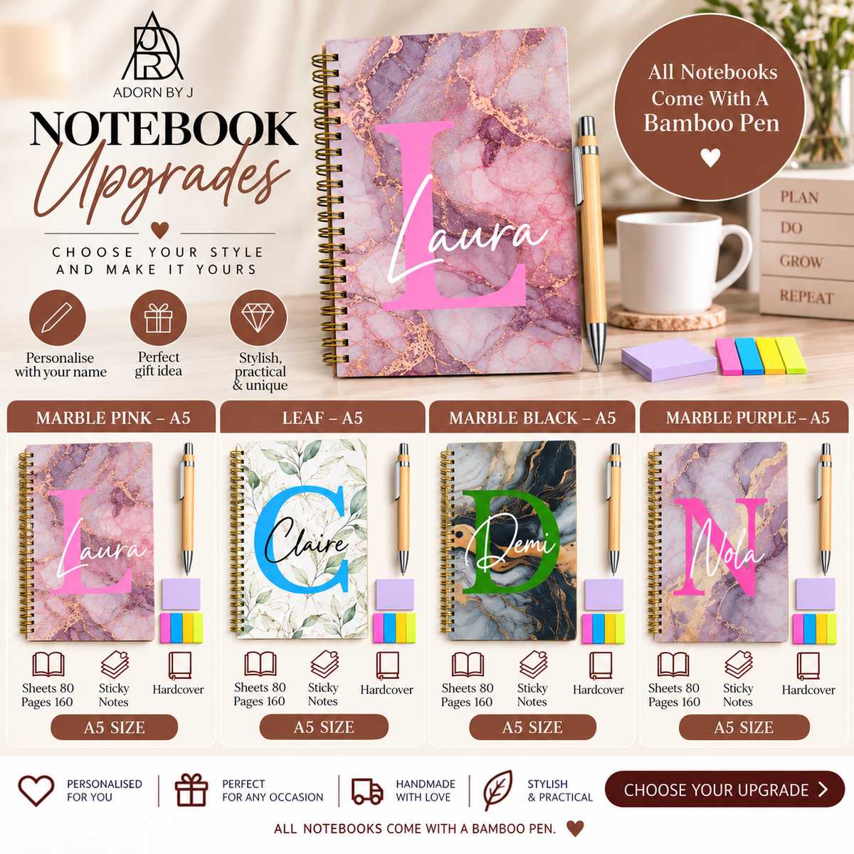 Cuadernos personalizados