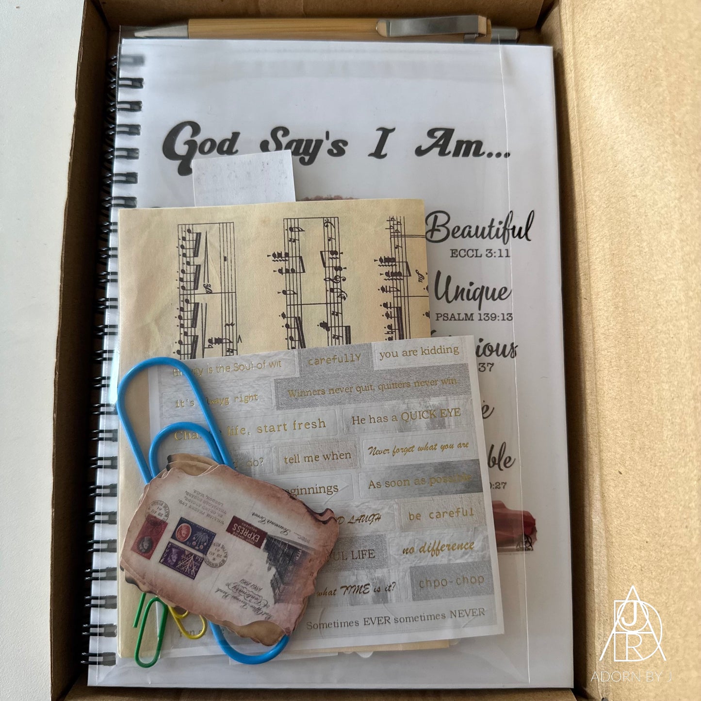 Affirmation Notebook