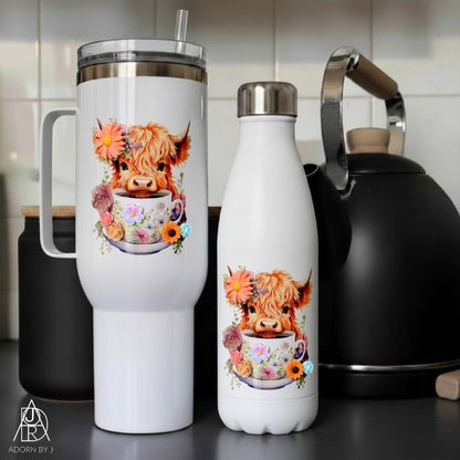 Highland Cow Bottle